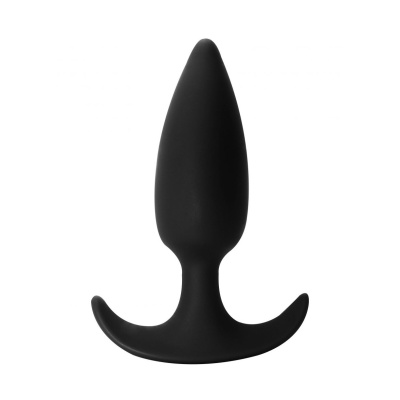 Plug analny Delight Black z przesuniętym środkiem ciężkości, głębokość penetracji 8,5 cm, średnica 2,8 cm - 1 2