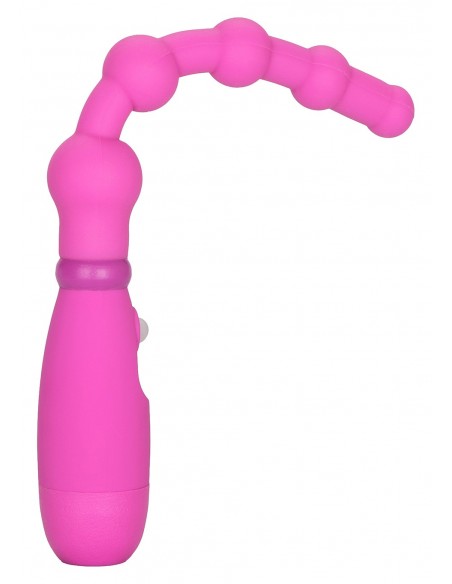 Zatyczka Analna z Wibracjami Booty Call Booty Flexer Pink - Kulki i korki analne wibrujące - 3