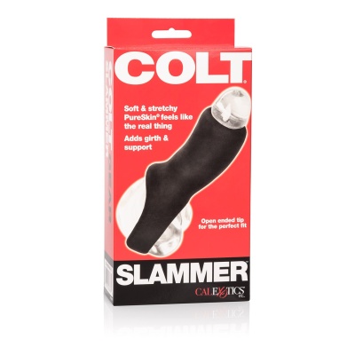 COLT Nakładka Slammer z otwartym żołędziem i paskiem mosznowym 10,75 cm - 1 2