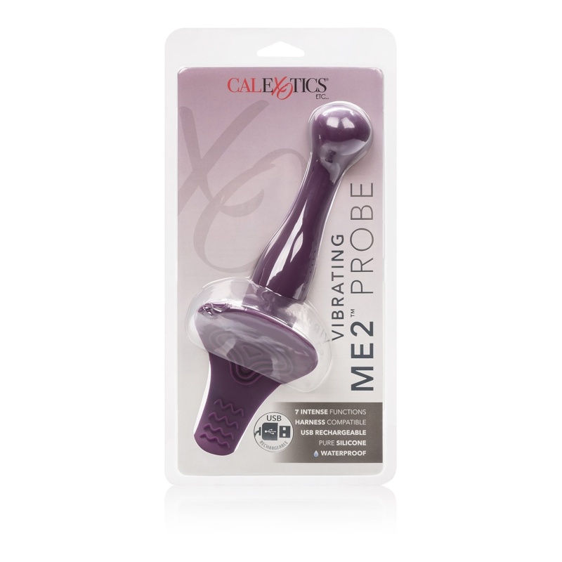Dildo do uprzęży ME2 Probe z wibracjami 16,5 cm - 2