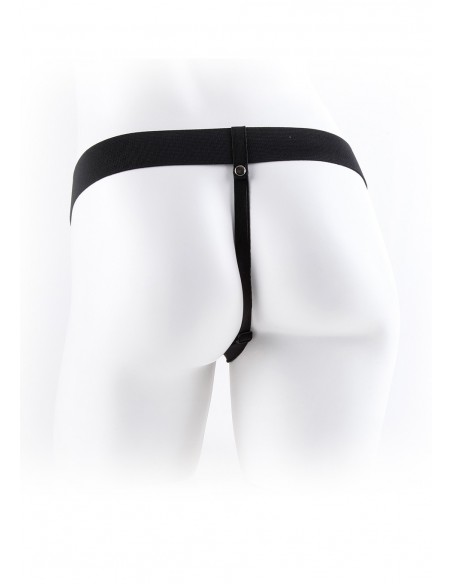 Strap-On Vibr Strap-On W Balls 7"""" Purple - Strap-ony, dilda na pasku z wibracją - 5