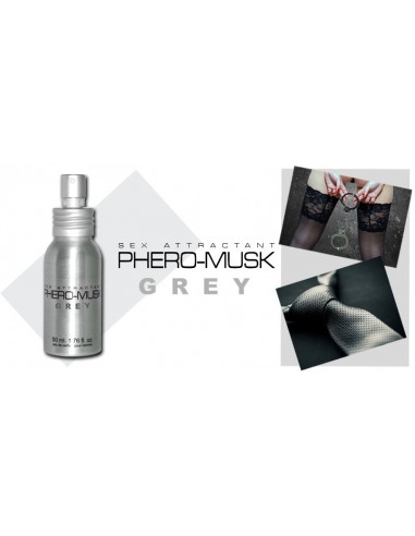 Feromony Phero-Musk Grey 50 ml For Men - Feromony męskie - 3