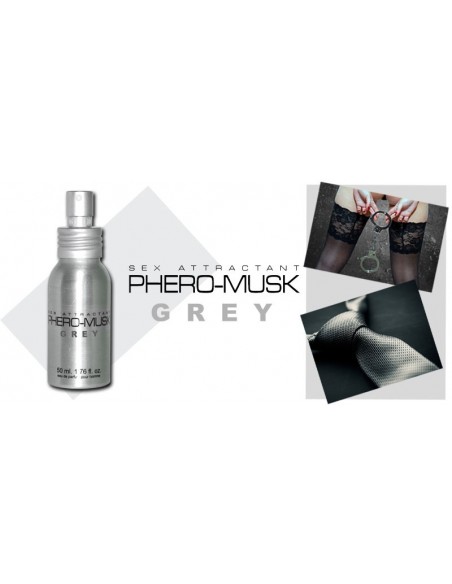 Feromony Phero-Musk Grey 50 ml For Men - Feromony męskie - 3