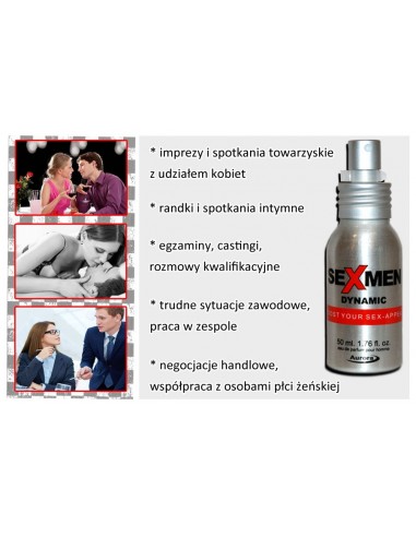 Feromony Sexmen Dynamic 50 ml For Men - Feromony męskie - 2