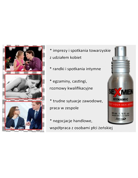 Feromony Sexmen Dynamic 50 ml For Men - Feromony męskie - 2