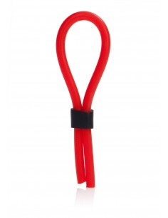 Pierścień Erekcyjny Silicone Stud Lasso Red - Pierścienie erekcyjne niewibrujące - 1 2