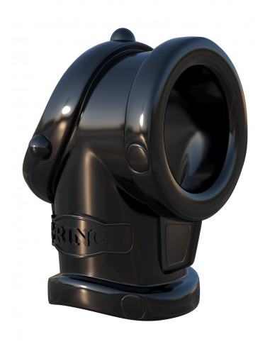 Pierścień Erekcyjny Cock Pipe With Ball Stretcher - Pierścienie erekcyjne niewibrujące - 1