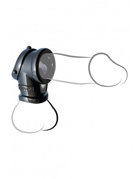 Pierścień Erekcyjny Cock Pipe With Ball Stretcher - Pierścienie erekcyjne niewibrujące - 3