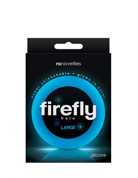 Pierścień Erekcyjny Firefly Halo Large Blue - Pierścienie erekcyjne niewibrujące - 2
