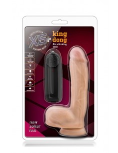 Realistyczny W Dotyku Wibrator X5 Plus King Dong 8Inch Vibrating Cock - Wibratory Realistyczne - 1 2