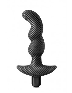 Zatyczka Analna z Wibracjami Spark Ignition Prv-02 Carbon Fiber - Kulki i korki analne wibrujące - 1