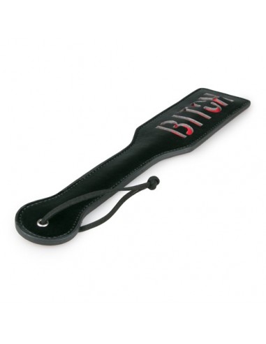 Czarna Skórzana Łopatka - Suka - Baty, pejcze i packi - 3