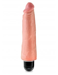KING COCK 8"""" VIBR STIFFY FLESH - Wibratory Realistyczne - 1
