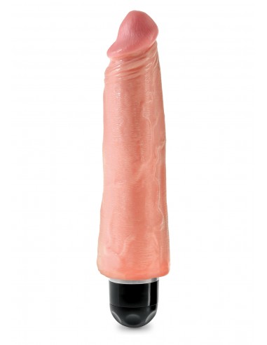 KING COCK 8"""" VIBR STIFFY FLESH - Wibratory Realistyczne - 1