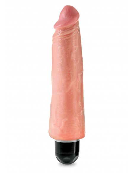 KING COCK 8"""" VIBR STIFFY FLESH - Wibratory Realistyczne - 1