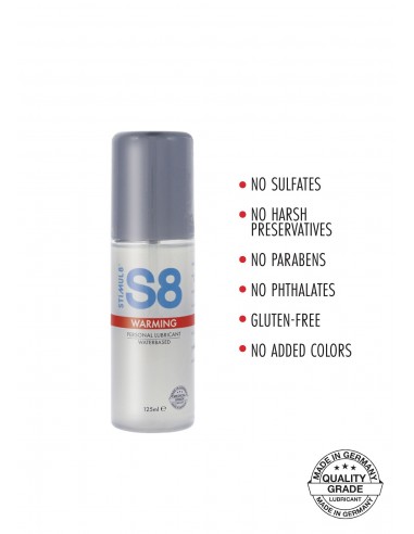 Żel Intymny S8 Warming WB Lube 125ml - Lubrykanty na bazie wody - 2