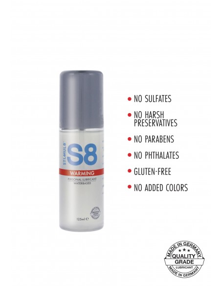 Żel Intymny S8 Warming WB Lube 125ml - Lubrykanty na bazie wody - 2