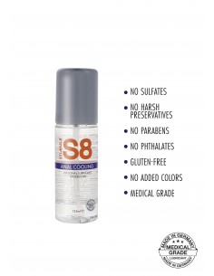 Żel-S8 Cooling WB Anal Lube 125ml - Lubrykanty do seksu analnego - 1 2