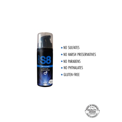 Żel/sprej-S8 Prolong Gel 30ml - Przedłużenie stosunku - 1 2