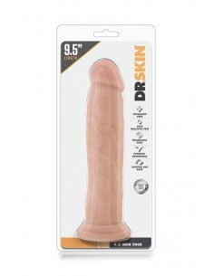 Dildo-DR. SKIN 9.5INCH COCK VANILLA - Dilda realistyczne - 1 2