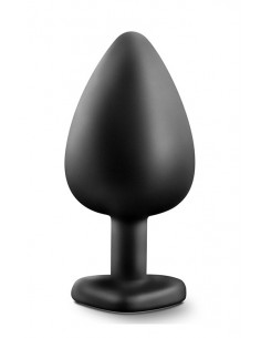 Korek Analny Temptasia Bling Plug Large Black - Duże Korki Analne - 1