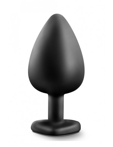 Korek Analny Temptasia Bling Plug Large Black - Duże Korki Analne - 1