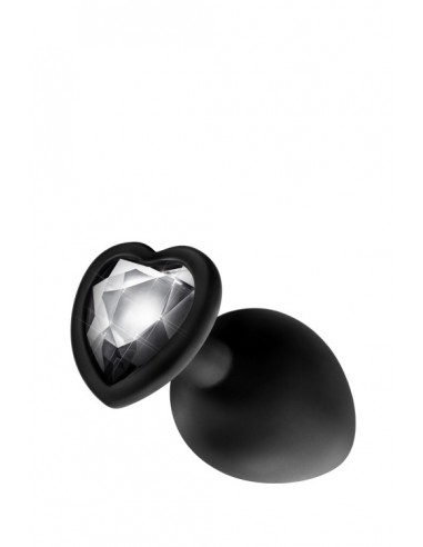 Korek Analny Temptasia Bling Plug Large Black - Duże Korki Analne - 2