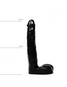 Dildo All Black 21 cm - Dilda giganty - 1