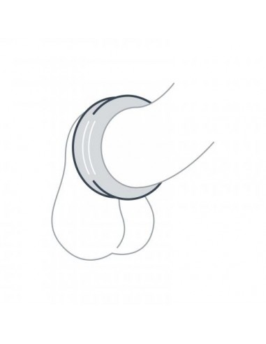 Pierścień na penisa Double Design Cock Ring - Pierścienie erekcyjne niewibrujące - 3