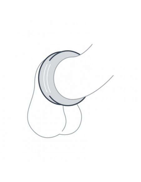 Pierścień na penisa Double Design Cock Ring - Pierścienie erekcyjne niewibrujące - 3