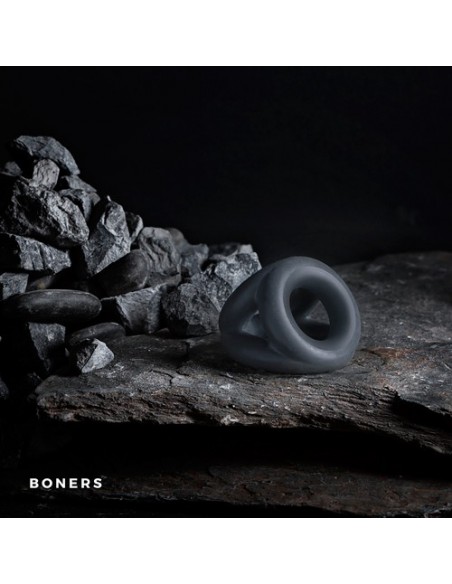 Liquid Silicone Triple Cockring - Pierścienie erekcyjne niewibrujące - 2