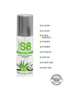 Żel/sprej-S8 Aloe Vera WB Lube 125m - Lubrykanty na bazie wody - 1 2