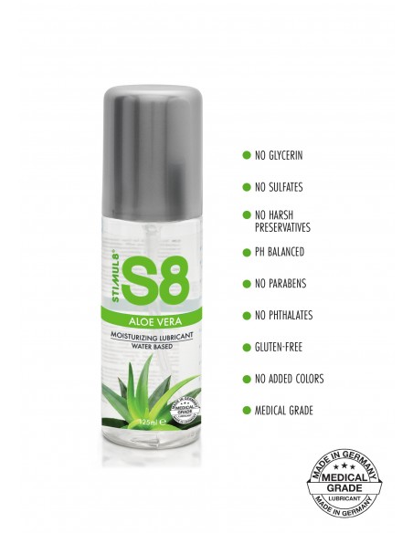 Żel/sprej-S8 Aloe Vera WB Lube 125m - Lubrykanty na bazie wody - 2