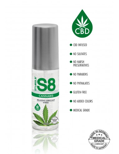 Żel/Sprej-S8 Cannabis Hybrid Lube 50ml - Lubrykanty do seksu oralnego - 2