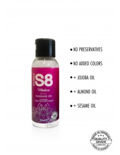 S8 Massage Oil 50ml - Olejki i żele do masażu - 1 2
