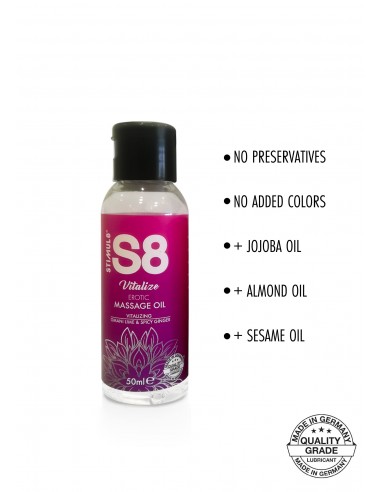 S8 Massage Oil 50ml - Olejki i żele do masażu - 2