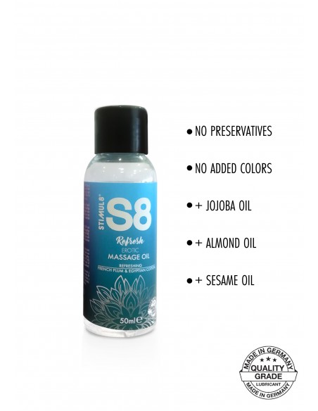 S8 Massage Oil 50ml - Olejki i żele do masażu - 2
