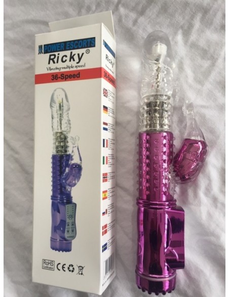 Ricky Purple 36 Speed Rabbit 23,5 Cm - Wibratory Króliczki - 1