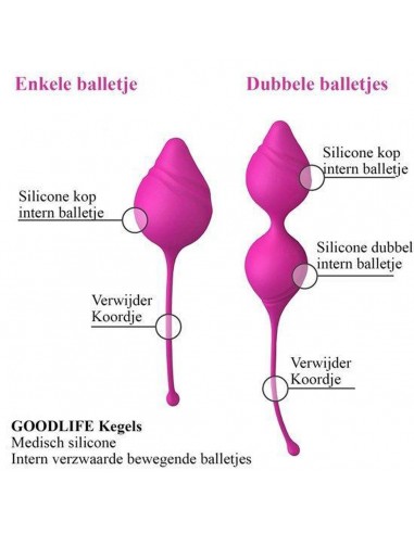 Kegalball 2-pack  pink - Zestawy Kulek Gejszy - 4