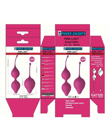 Kegalball 2-pack  pink - Zestawy Kulek Gejszy - 5