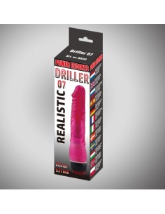 Driller 07 red 21,5 cm realistic vibrating - Wibratory Realistyczne - 1 2