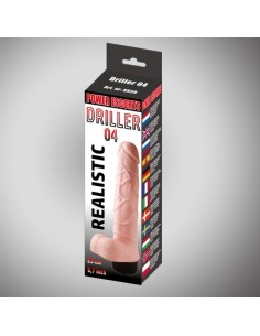 Driller 04 flesh 20 cm realistic vibrating - Wibratory Realistyczne - 1 2