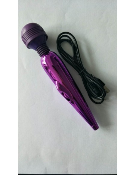 Turbo wand purple  wand massager 18 cm 12 speed - Wibratory Magic Wand - 1