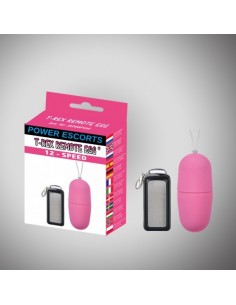 T rex remote egg pink remote control egg 12 speed - Wibratory Jajeczka - 1