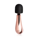 Wibrator wand Rosy Gold Nouveau Mini Curve - zakrzywiona, elastyczna głowica silikonowa 13 × 3 cm, 10 trybów wibracji - 2