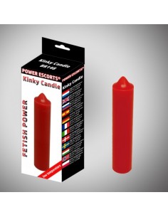 Kinky candle red low temperature candle 20 cm - Świece zapachowe do masażu - 1
