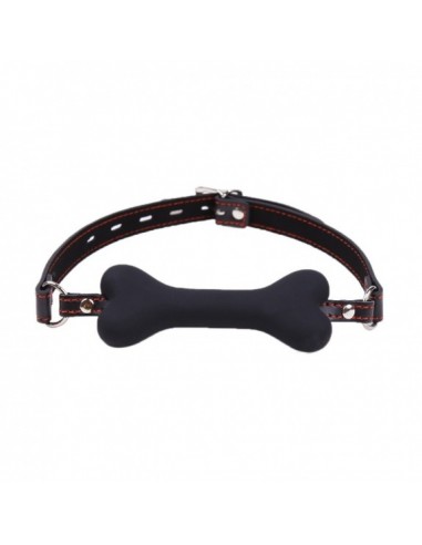 Bone gag black - Kneble do ust - 1