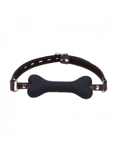 Bone gag black - Kneble do ust - 1