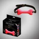 Knebel silikonowy Bone Gag Black - 3