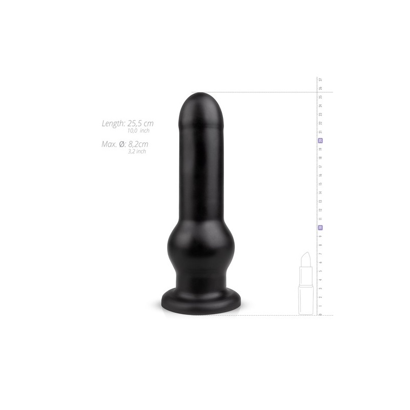 Dildo analne Tactical I z przyssawką - średnica 5,4-8,2 cm, długość 25,5 cm - 5